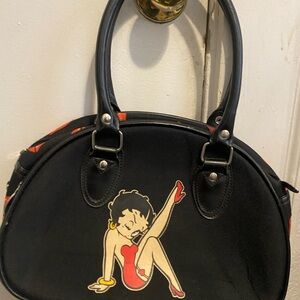 Vintage Y2K Black Betty Boop Dome Handbag